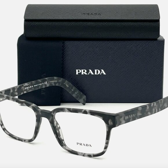 NEW Prada Spotted Grey Women Eyeglasses - Picture 1 of 3